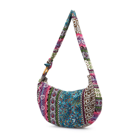 Bolsa de Lona con Estampado Floral para Mujer - Image 2
