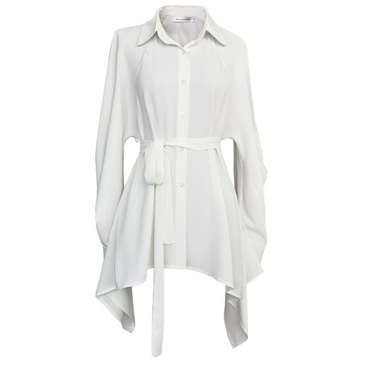 Blusa Blanca de Diseño Exclusivo para Mujer - Image 2