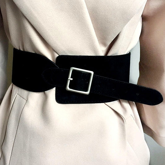 Cinturón Ancho Decorativo Retro Coreano para Vestido y Traje Mujer - Image 2