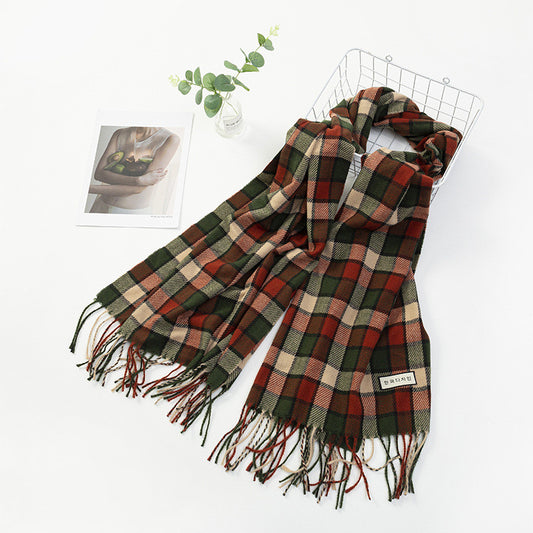 Bufanda Cashmere Cuadros para Mujer - Elegancia y Calidez - Image 2