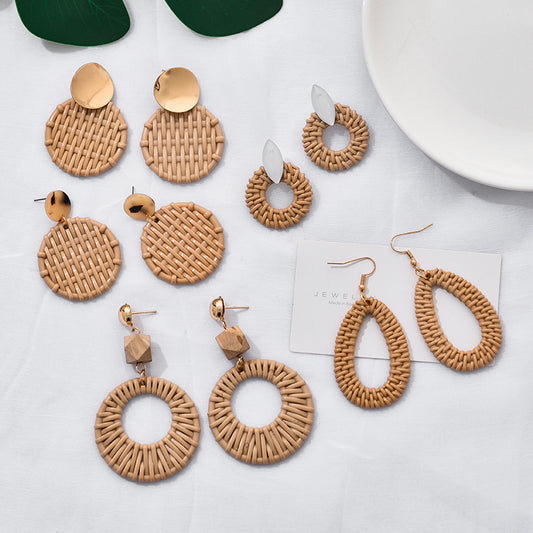 Aretes Vintage de Estilo Coreano para Mujer - Image 2