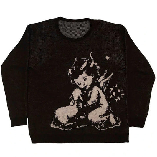 Suéter Acrílico Street Casual Unisex - Estilo Urbano para Él y Ella - Image 2