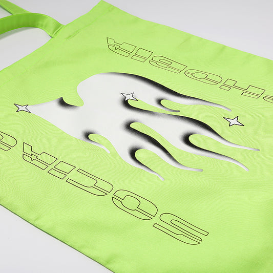 Bolsa de Lona Verde Fluorescente - Image 2