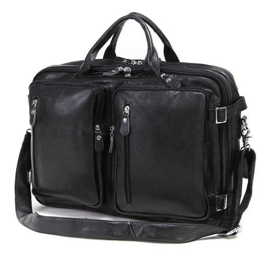 Bolso Multifuncional de Cuero para Hombre - Image 2