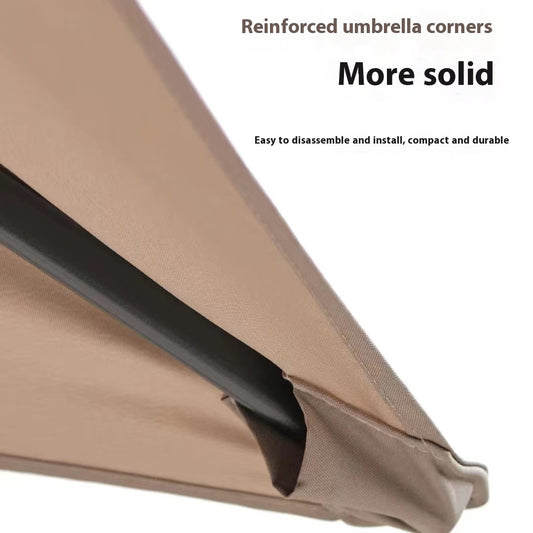 Sombrilla Rectangular Impermeable para Terraza y Patio - Protección Solar 4 Esquinas - Image 2