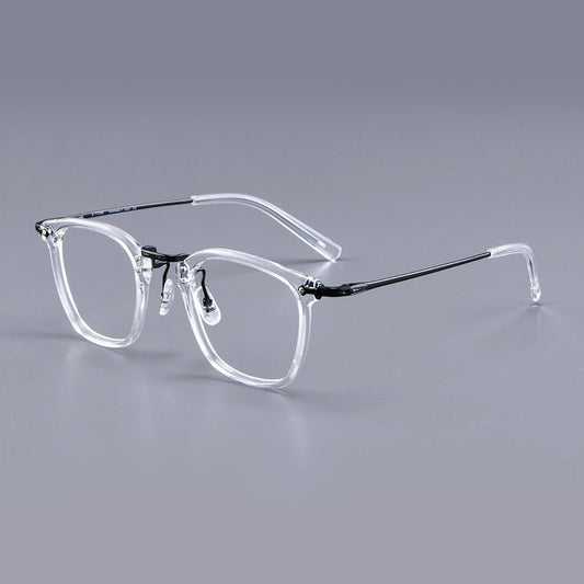 Armazón de Titanio Puro GMS806 - Gafas Retro Estilo Lámina para Miopía y Uso Empresarial - Image 2