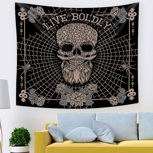 Tapiz de Decoración para el Hogar con Diseño de Calavera - Image 2