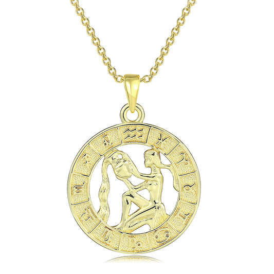 Collar Colgante de las Doce Constelaciones del Zodiaco - Image 2