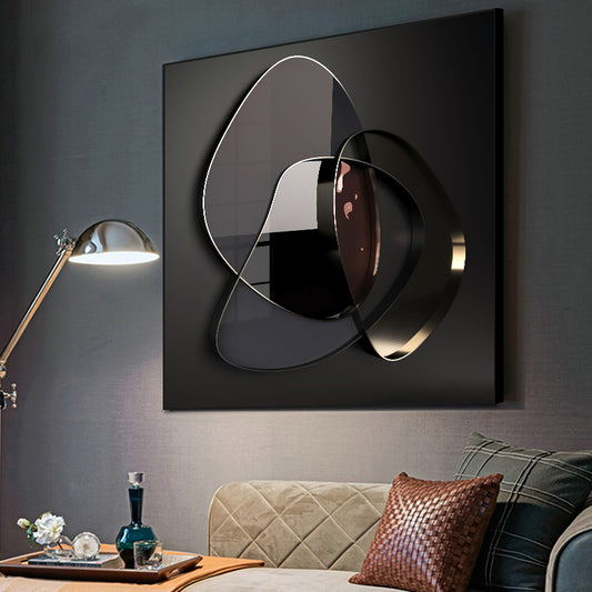 Cuadro Abstracto 3D en Metal para Pared - Arte Moderno Contemporáneo - Image 2