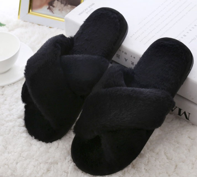 Pantuflas Invierno Mujer con Pelaje Sintético - Cómodas y Cálidas Tallas Grandes - Image 2
