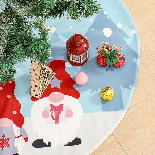 Falda para Árbol Navideño con Estampado Rudolf y Personaje Vintage - Image 2