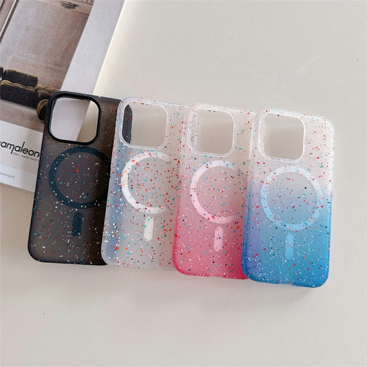 Funda Magnética de Silicona Líquida con Degradado de Colores - Image 2