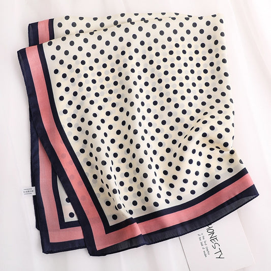 Pañuelo Multiusos Estampado de Lunares para Mujer - Image 2