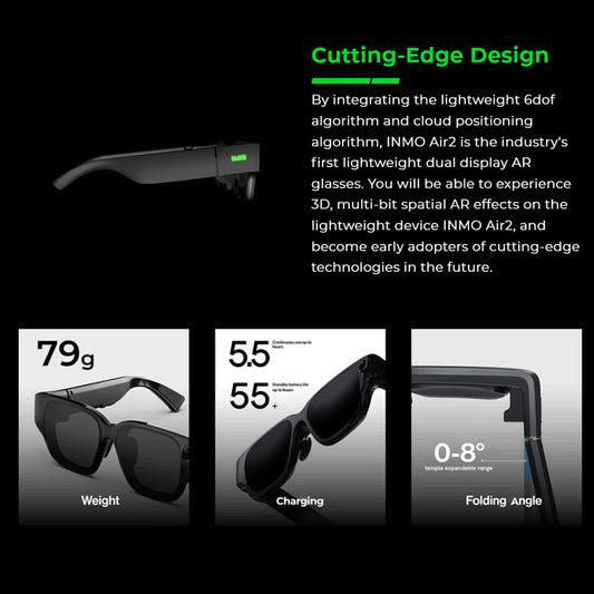 Gafas AR Shadow Smart con Auriculares Inalámbricos - Image 2