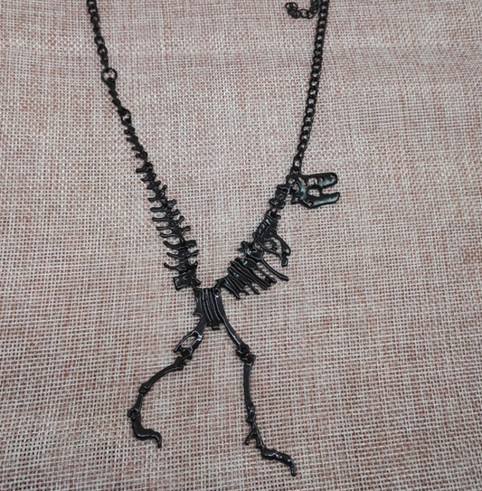 Collar Colgante Dinosaurio Esqueleto Aleación Estilo Personalidad Exagerado - Image 2