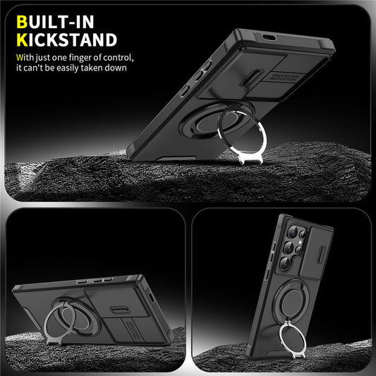 Funda Protectora con Soporte Giratorio y Ventana para Teléfono - Image 2