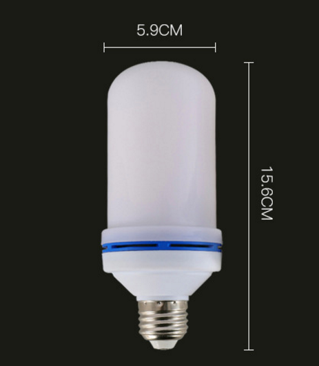 Bombilla LED con Efecto Llama Dinámico - Base E26 USB Emergencia - Image 2