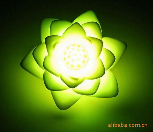 Lámpara LED Flor de Loto con Cambio de Color - Luz Nocturna Decorativa - Image 2