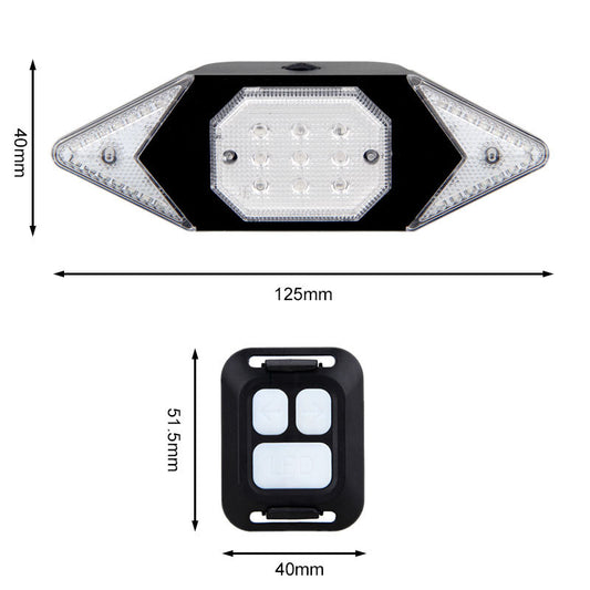 Luz Direccional USB Recargable para Bicicleta - Image 2