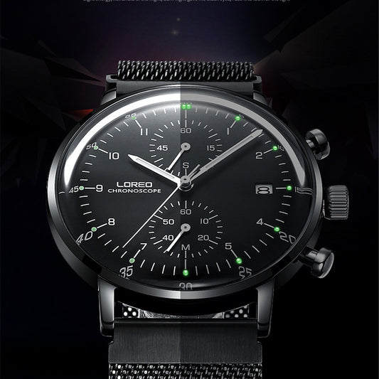 Reloj Deportivo de Cuarzo para Hombre con Banda de Acero Inoxidable Resistente al Agua - Image 2