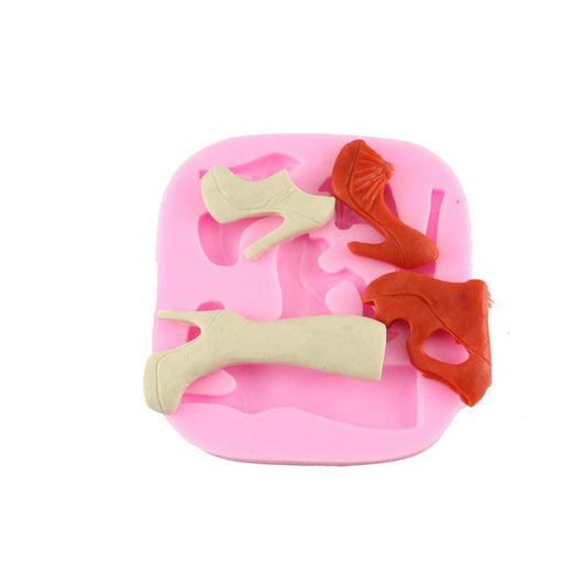 Molde de Silicona para Fondant Tacones Altos Combinado - Image 2