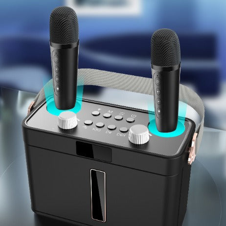 Parlante Bluetooth Karaoke Profesional con Doble Micrófono para Eventos - Image 2