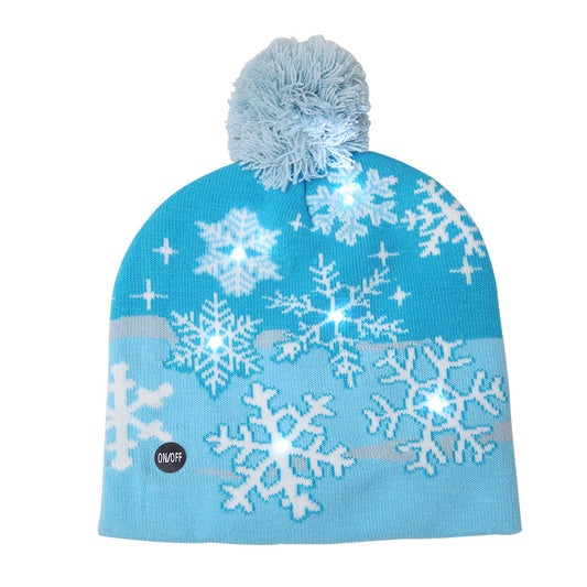 Gorro Navideño LED Tejido con Luces Integradas - Image 2