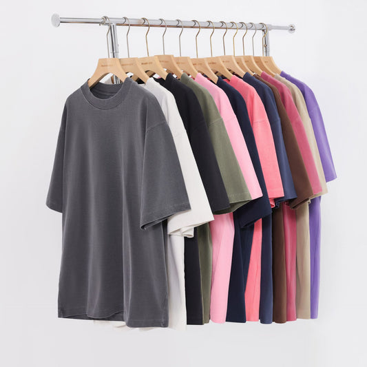 Camiseta Mujer Algodón Puro Desgastada - Image 2
