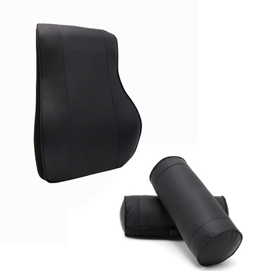 Almohada Cilíndrica de Cuero para Asiento de Auto - Image 2
