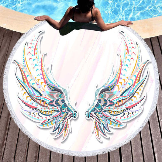 Toalla de Playa Redonda Estampada - Image 2