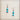 **Blue Turquoise Melon Bead Earrings 220z