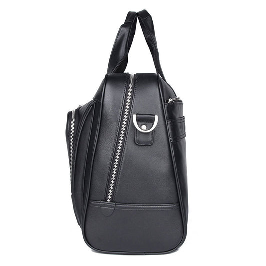 Maletín de Negocios en Cuero Genuino - Bolsa para Laptop 17" Premium Nappa - Image 2