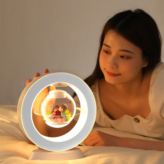 Florero Flotante Magnético con Flores Preservadas y Altavoz Bluetooth - Regalo Romántico - Image 2