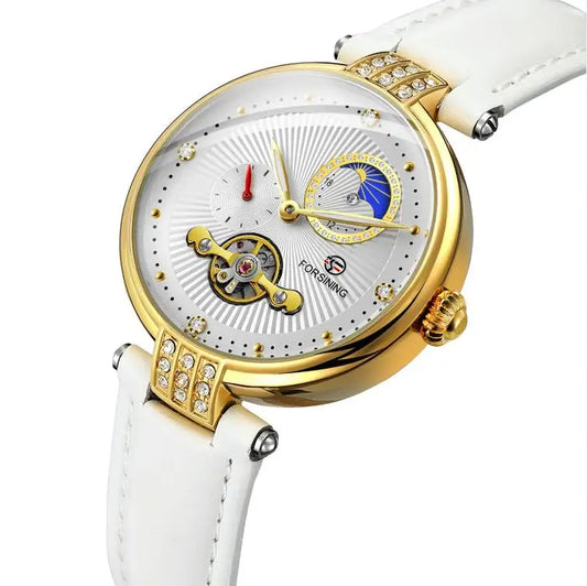 Reloj Mecánico para Mujer con Diseño Calado Elegante - Image 2