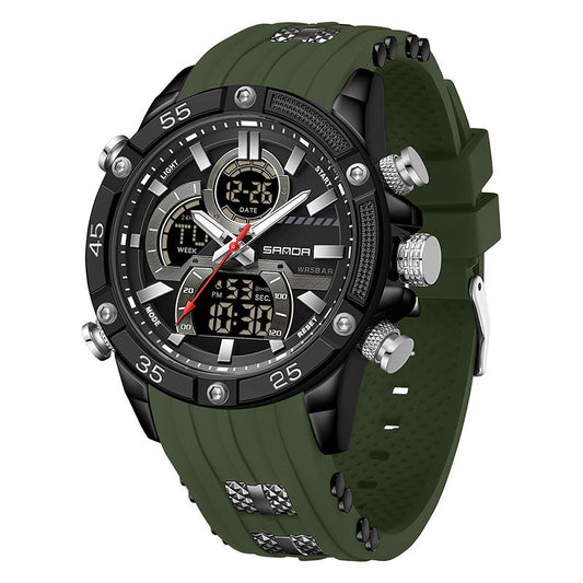 Reloj Electrónico Multifuncional para Hombre Resistente al Agua con Luz Nocturna y Alarma - Image 2