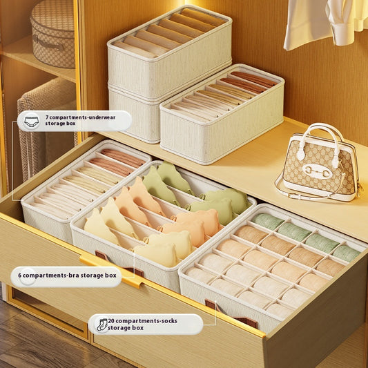 Organizador de Ropa Interior con Compartimentos - Caja Almacenaje para Cajón - Image 2