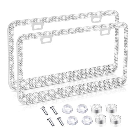 Marco para Placa de Licencia American Standard en Acero Inoxidable con Cristales - Image 2