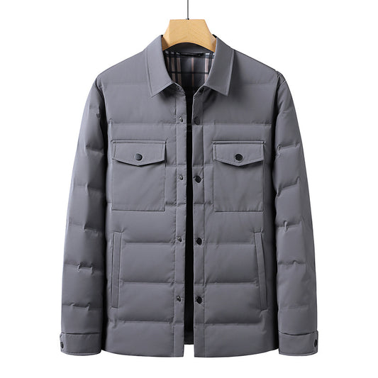 Chaqueta Polo con Plumón de Pato Blanco Premium - Abrigo Cálido y Elegante - Image 2