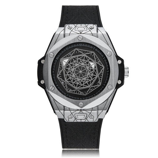 Reloj Hombre Big Bang Telaraña Tatuaje - Correa Goma Resistente Estudiante - Image 2