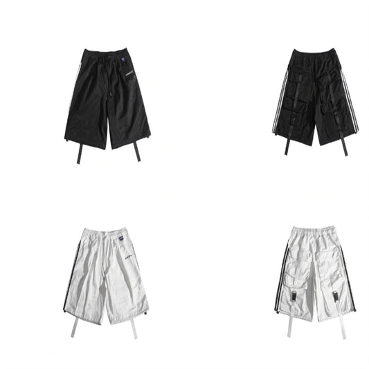 Pantalones Cortos Funcionales Hip-hop Estilo Japonés Tendencia Verano - Image 2