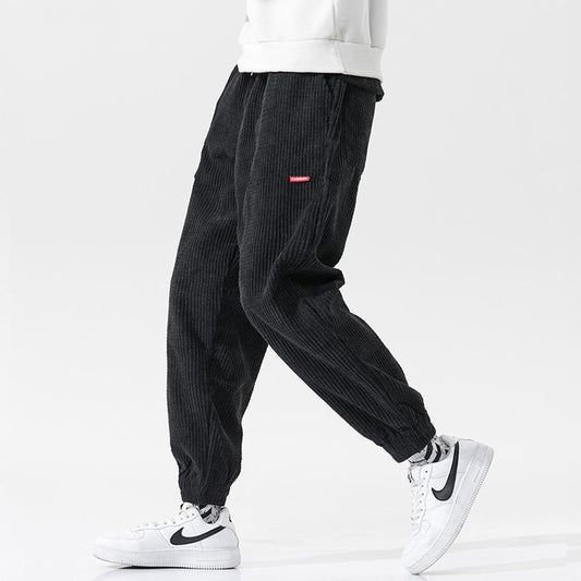 Pantalones Casuales Sueltos Estilo Hong Kong para Hombre - Image 2
