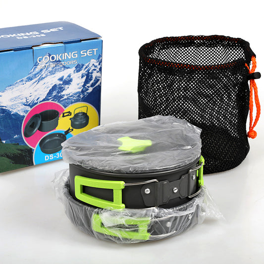 Juego de Tetera Portátil para Camping en Aluminio Reforzado - Image 2