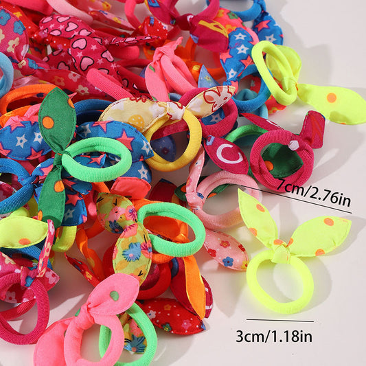 Diadema Elástica Infantil con Orejas de Conejo - Accesorios para el Cabello - Image 2