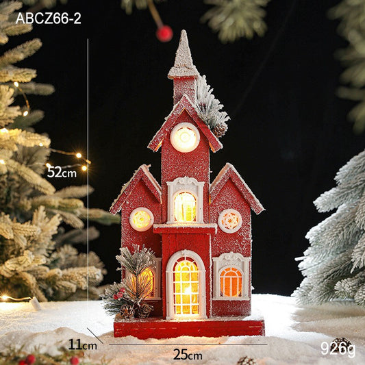 Casa de Nieve Luminosa Castelet - Regalo Creativo Navideño - Image 2