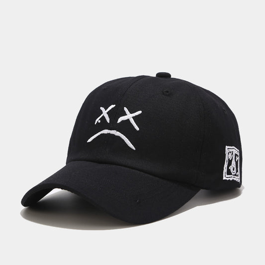 Gorra de Béisbol Unisex con Bordado Cara Llorosa - Protección Solar Outdoor - Image 2