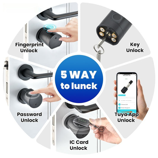 Candado Inteligente con Huella Dactilar, Bluetooth y Contraseña Ajustable - Image 2