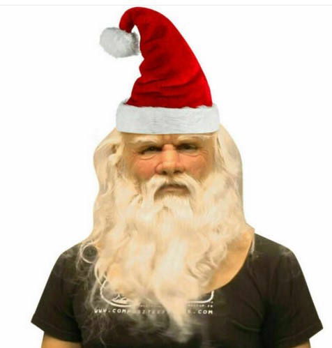Máscara de Látex Santa Claus Profesional - Image 2