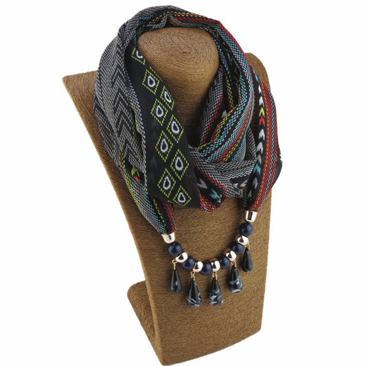 Collar Colgante Gota de Agua en Acrílico - Joya Elegante para Mujer - Image 2