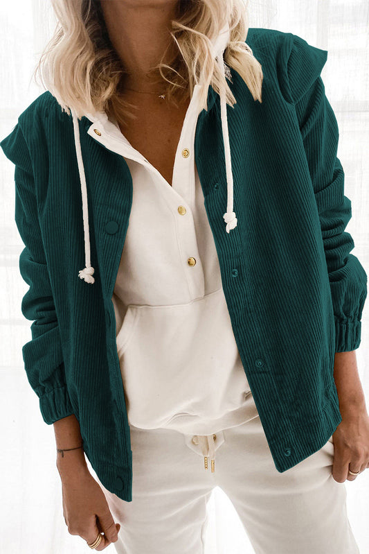 Chaqueta Suelta de Lana para Mujer con Cuello Solapa - Image 2