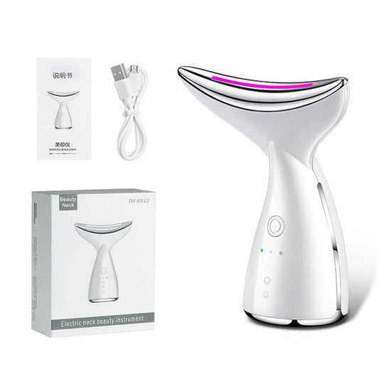 Dispositivo de Radiofrecuencia y Microcorriente para Rostro y Cuello con Terapia LED - Image 2